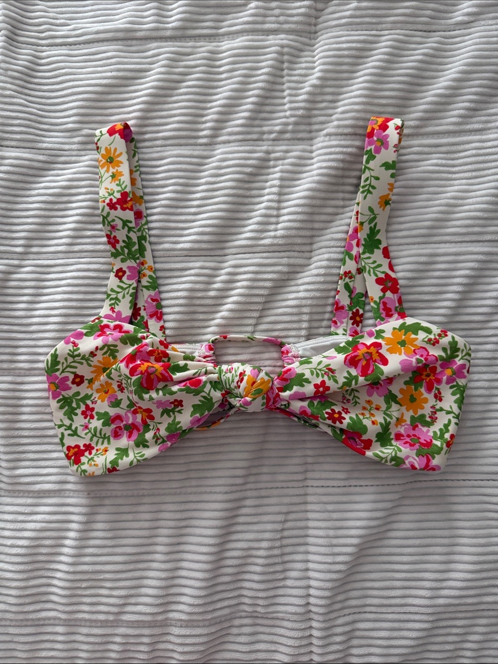 PacSun Floral Knot Bikini Top